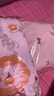 ROVO纯棉孕妇夏季月子服睡衣产后哺乳100%纯棉开衫套装喂奶专用居家服 蝴蝶结兔 XL（适合于140-160斤） 实拍图