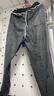 真维斯（JEANSWEST）运动卫裤男款2025秋冬新款男士宽松束脚加绒哈伦裤休闲裤子男秋款 668黑色(加绒款) M 实拍图