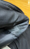 7家优品中性美拉德咖啡色竖条纹棉服男日系复古cleanfit百搭情侣棉衣外套 QYRJ-Y20黑色 XL 实拍图