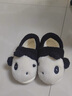 朴西儿童棉拖鞋女童冬季亲子宝宝拖鞋女款包跟室内加绒保暖儿童棉鞋 熊猫黑 34 【220mm】 实拍图