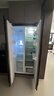 索伊400升超薄全嵌入式对开门冰箱大容量变频风冷无霜一级节能底部散热隐藏内嵌式零嵌两门电冰箱 【K9QH全嵌式海蒂诗铰链】400升对开门 实拍图