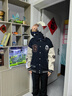 可口可乐（Coca-Cola）棒球服男春秋季PU皮夹克情侣外套 黑色 M (110-130斤)  实拍图