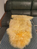 牧诺 澳洲羊毛地毯卧室整张羊皮羊毛飘窗毯 皮毛一体地毯羊皮坐垫 淡米色 澳洲1p70*100cm 实拍图