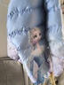 迪士尼女童羽绒服外套儿童连帽中长款宝宝冰雪爱莎保暖加厚白鸭绒 QBX513360蓝紫 140适合135-145cm  实拍图