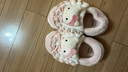 利达妮（TZLDN）HelloKitty凯蒂猫棉拖鞋女秋冬季包跟外穿2024新款保暖可爱棉鞋女 凯蒂猫【甜妹围裙款】 38-39 【适合37-38】 实拍图