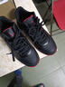乔丹QIAODAN男鞋球鞋2025毒液皮面防水低帮篮球鞋缓震防滑运动鞋 黑色/炽焰红 41 实拍图