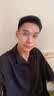 蔡司（ZEISS）近视眼镜框男专业可配度数纯钛方框防蓝光辐射散光变色眼镜框女士 【日本进口钛材】钛合金-黑银 眼镜框【免费试戴赠送运费险】 实拍图