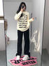 回力厚底小白鞋女2026春季新款爆款内增高女鞋透气百搭增高板鞋子 白黑色【6.0cm超轻厚底】 37 实拍图