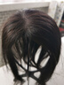 瑞贝卡（Rebecca）假发女长直发无痕假发片100%真人发丝遮白发增加发量头顶补发片 中分刘海 自然黑 35cm 全手织工艺 实拍图