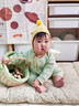 优奇婴儿衣服春秋新款连体衣纯棉宝宝秋款哈衣全棉内衣新生儿睡衣爬服 春秋【纯棉】萌新绿 66cm 实拍图