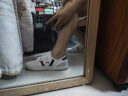 LACOSTE法国鳄鱼女鞋法式条纹平底运动板鞋|39CFA0046 407/白色/深蓝/红色 38 实拍图