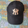 2024新款MY刺绣帽子男女通用韩版潮时尚鸭舌帽硬顶有型潮牌棒球帽 黑色金标黑字母  帽身非纯黑 均码 54-60cm 实拍图
