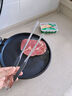 家の物语（KATEI STORY）日本硅胶夹子厨房不锈钢牛排食物夹耐高温食品级烧烤煎烤肉夹子 实拍图
