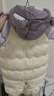 迷你巴拉（minibala）新生婴儿羽绒服连体衣外出宝宝男女童爬服白鸭绒冬季 粉紫70013 73 实拍图