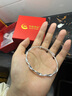 中国黄金（CHINA GOLD）莫比乌斯银手镯足银镯子年轻款生日送女朋友礼物送女友老婆爱人 【当/次日达】A款*莫比乌斯手镯 15g±1g 实拍图