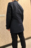 雅戈尔（YOUNGOR）风衣男翻领长款羽绒风衣聚酯纤维可脱卸羽绒内胆 VEYF429948FBA藏青 175/96A 实拍图