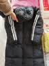 阿迪达斯（adidas）羽绒服男装女装2025冬季新款长款连帽运动服户外加厚保暖潮流外套 黑色长款/男女同款/绒子含量80%/主推 S 【建议体重105斤-120斤】 实拍图