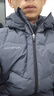 安踏（ANTA）速暖羽绒服丨四防抗寒羽绒男女冬季保暖防泼水户外棉服外套面包服 连帽四防科技-男装灰7923-5 M 实拍图