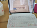 inateck ipad妙控键盘iPad Pro1234/Air7654可拆分平板保护套保护壳横竖磁吸多点触控蓝牙连接2025新款 【旗舰款】星曜白 【Air4-8/Pro18-22】10.9/11寸 实拍图