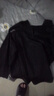 艾伦伯顿半拉链训练服男速干衣长袖春秋体育田径运动t恤跑步健身衣服上衣 黑色【速干透气】 L 【120-140斤】 实拍图