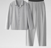 蕉内【周冬雨同款】301H睡衣男女士纯棉情侣家居服套装吸湿速干春夏季 【男士】云灰 XL 实拍图
