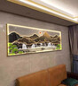 现代简约卧室床头装饰画轻奢高级感餐厅客厅挂画主卧背景墙面壁画 幸福美满 40*40+40*30晶瓷画高档黑框 实拍图