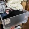 洋洋鱼收纳箱抽屉式塑料透明衣服内衣物零食整理箱多层衣柜特大号储物箱 透明 3个E 实拍图