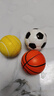 海绵球类玩具幼儿园迷你小皮球软实心弹力球拍拍篮球足球网球 篮球+足球+网球 实拍图