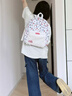 Hello Kitty双肩包女书包初高中生高颜值中学生初中生女生背包笔记本电脑包 KT涂鸦—米白 实拍图