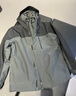 adidas拒水加绒内胆三合一连帽外套男女秋冬阿迪达斯官方轻运动   固态深灰   M 实拍图