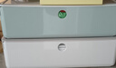 得力（deli）【容积3.6L】大号抽屉式收纳盒 文件框文件柜文件盘化妆品小盒子小物件衣物家用储物盒 XDM30绿色 实拍图