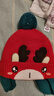 Kocotree精选宝宝帽子秋冬季儿童护耳针织帽婴幼儿围脖毛线帽保暖男童女童 热闹红麋鹿-帽子 S码【帽围46-50cm，建议1-2岁】 实拍图