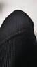 真维斯（JEANSWEST）阔腿裤子女2025春秋季新款直筒休闲裤女装宽松百搭雪尼尔垂感长裤 黑色 纯色 M 实拍图