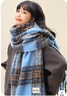 南极人韩版高级感格子围巾女士秋冬季百搭流苏围脖情侣保暖大披肩丝巾 实拍图