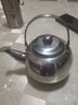 Boelter加厚不锈钢饭店茶壶泡茶壶玲珑壶餐厅酒店水壶 家用小茶水壶 14CM银色 实拍图