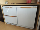 美菱（MeiLing） 家用商用卧式矮电冰箱风冷无霜小户型抽屉橱柜式横卧嵌入式底部散热电脑控温对开门 厨房 超薄0嵌 【底部散热】电控风冷 变频白色 新 实拍图