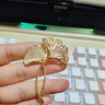 纪诗哲（GIEVSZHE）金色银杏叶胸针高档女奢侈高端品牌胸针胸花214情人节礼物送女友 免费刻字/代写贺卡【请拍】 实拍图