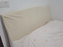 南极人床头套罩2025新款床头罩1米5实木床头软包靠背套弹力全包防尘罩子 清雅-米白色【全面包裹】 长150cm高50-60cm通用 实拍图