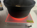 帝而（Dual） 煮茶电陶炉  煮茶器 家用低辐射炒菜炉火锅炉 迷你大功率不挑锅具煮茶炉 【不挑锅具电陶炉】复古白 实拍图