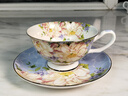 瓷侠客 咖啡杯碟高档精致女士英式下午茶茶具红茶杯碟勺套装 微瑕蓝色妖姬（杯+碟） 实拍图