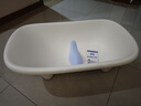 MYKODA婴儿洗澡盆新生婴儿洗澡浴盆婴儿澡盆0-3岁可坐躺新生儿童用品 【0-3月新生儿推荐】香草浴盆+海绵垫 实拍图
