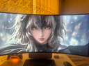 LG准4K OLED显示器 240Hz电竞游戏显示屏800R曲面屏 21:9带鱼屏0.03ms GTG 氛围灯 PBP PIP MLA技术  白色款 33.9英寸 34GS95QE-W 实拍图