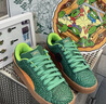 彪马（PUMA）忍者神龟联名|面包鞋男女夏季绿色休闲鞋SUEDE401304 深绿色-树胶色-01 40 实拍图