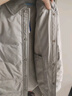海澜之家（HLA）羽绒服男款轻商务时尚翻领外套男冬季 HWRAW4W021A 浅灰51 M 170/88A 推荐125~136斤 实拍图