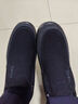 京晨冬季纯羊毛男棉鞋老北京布鞋东北保暖中老年爸爸鞋防滑软底棉鞋男 黑色 42 (260mm) 实拍图