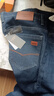 立蒙（LIMENG）牛仔裤男直筒宽松弹力大码四季款休闲牛仔裤潮 蓝灰(加绒) 35 实拍图