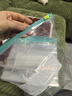米囹加厚保鲜袋密封袋食品级家用冰箱专用自封袋厨房拉链式收纳封口袋 【加厚母婴食品级密封袋】拉锁款 大号30只 实拍图
