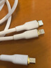 罗马仕type-c数据线三合一苹果充电线PD快充100W充电器线适用iphone16/15/14安卓一拖三华为手机 白 实拍图