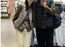 雪中飞经典新款百搭男式圆领羽绒马甲背心轻薄可翻领设计一衣两穿短款 火山灰|8193 2XL 185/104A 实拍图