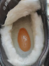 卡帝乐鳄鱼（CARTELO）头层牛皮加绒棉靴冬季加厚保暖羊毛雪地靴男高帮棉鞋9322黑色41 实拍图